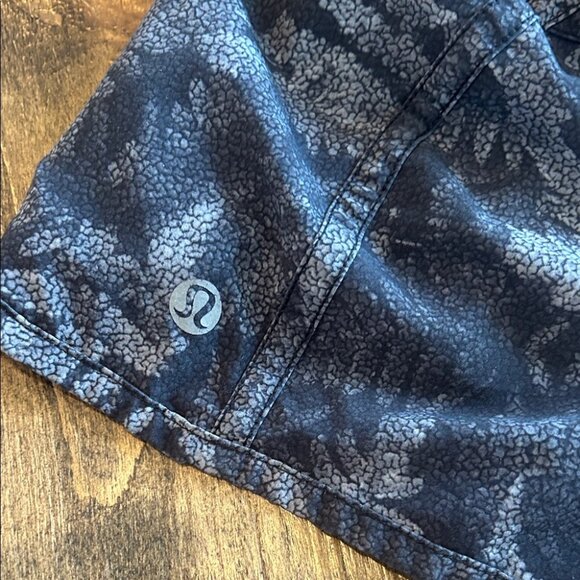 lululemon athletica Black and Silver Athletic Shorts - Picture 3 of 3
